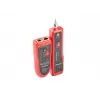 LANBERG kabelių testeris NT-0501 — RJ-11/RJ-12/RJ-45, iki 250 m, įmontuota baterija, LED indikatoriai, juodas