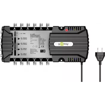 Goobay palydovinis multiswitch 9 įėjimai/12 išėjimai (64881)