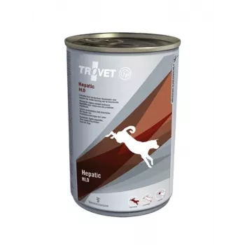 TROVET Hepatic HLD Chicken šlapias šunų maistas - 400 g