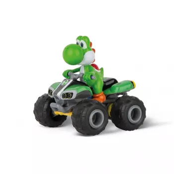Radijo bangomis valdomas keturratis CARRERA Mario Kart Yoshi 1:20 mastelio modelis 370400021