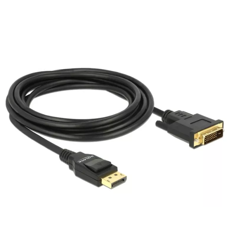 Vaizdo kabelio adapteris DeLOCK 85314, DisplayPort – DVI-D, 3 m