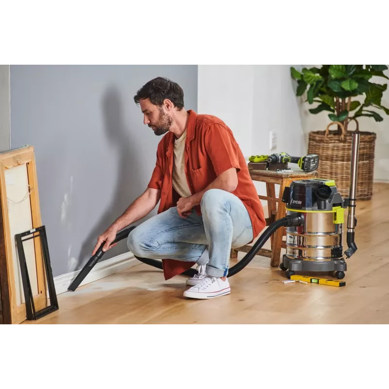 RYOBI R18WDV-0 dulkių siurblys 18V One+ juodas, žalias