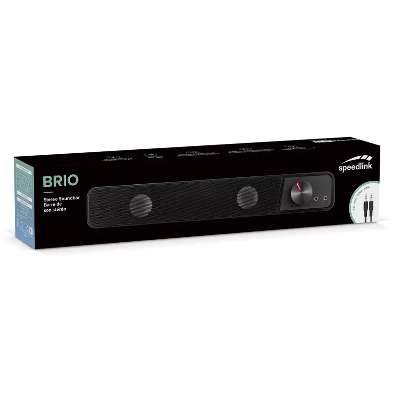 Garsiakalbis SPEEDLINK BRIO juodas 6 W