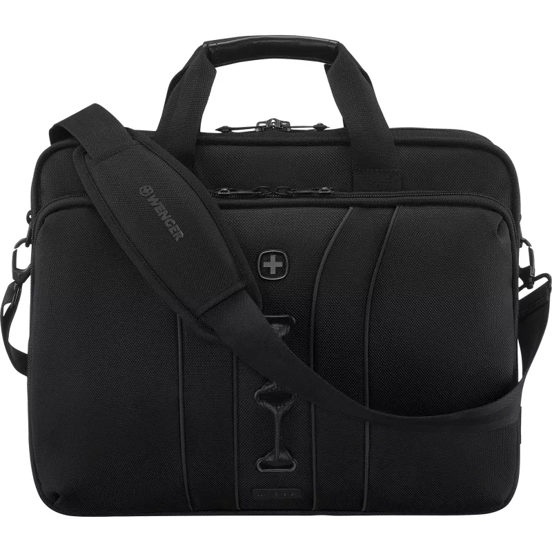 Dėklas nešiojamam kompiuteriui Wenger Legacy Black Series 16 colių – tinka iki 40,6 cm, juodas