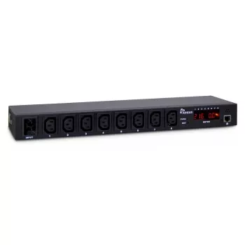 Inter-Tech SW-0816 maitinimo skirstytuvas (PDU) 8 AC lizdai Juodas
