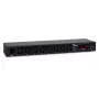 Inter-Tech SW-0816 maitinimo skirstytuvas (PDU) 8 AC lizdai Juodas