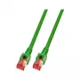 EFB-Elektronik RJ45 Patch Laidas Cat.6 S/FTP LSZH Žalias 0,15m (K5514.0,15)