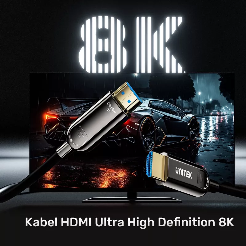 UNITEK C11086GY01-5M HDMI laidas HDMI Type A (Standartinis) Juoda, Pilka