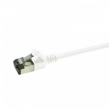 LogiLink Ultraflex SlimLine - Pataisos laidas - RJ-45 (M) į RJ-45 (M) - 3 m - 3.8 mm - ekranuotas PIMF - CAT 6a - Ekranuotas, be halogenų, liejiniai - Baltas, RAL 9010