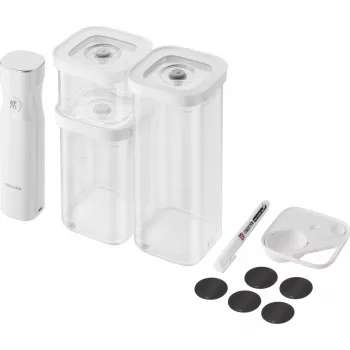 Sandarinimo pradžios rinkinys ZWILLING Fresh & Save Cube 1025401 — plastikiniai maisto laikymo indai