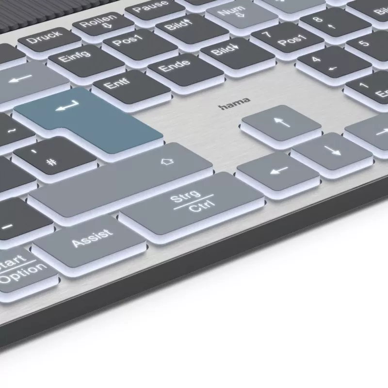 Belaidė klaviatūra WK-750 multi device juoda