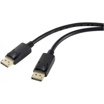 Renkforce DisplayPort 1.2 jungiamasis laidas, 2.00 m, juodas RF-5245268