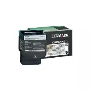 Lexmark Toner C546U1KG - Juoda - Ištekliai: 8.000 puslapių (C546U1KG)