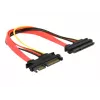 SATA ilginimo kabelis DeLOCK 84362 0.2 m raudonas