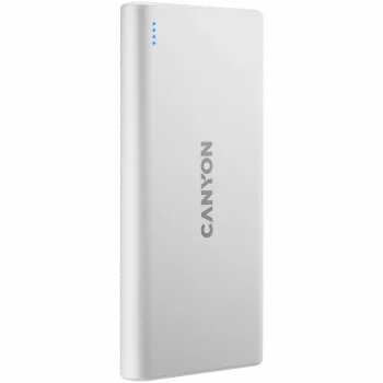 CANYON PB-108 10000 mAh balta nešiojama baterija