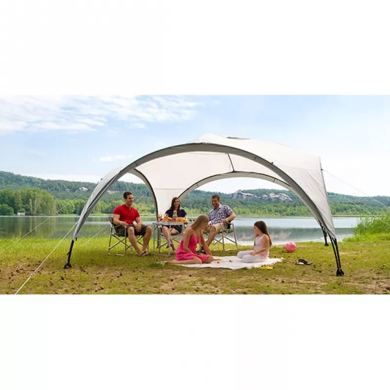 Paviljonas renginiams, 4,5 x 4,5 m (šviesiai pilka/pilka)