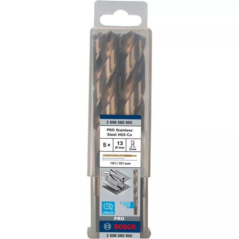 Gręžtuvų rinkinys Bosch HSS Cobalt 2608585905 5 vnt.