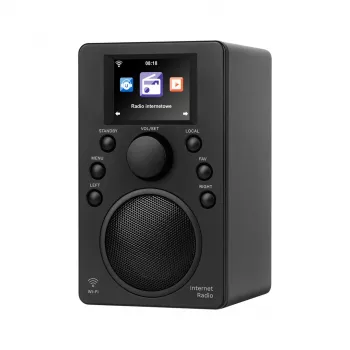 Internetinis radijas Kruger & Matz KM0818.1 su Wi-Fi, Bluetooth, USB ir žadintuvu