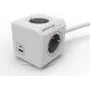 Allocacoc 10435/DEEUAC ilgintuvas su 4 kištukiniais lizdais, USB-A ir USB-C prievadais