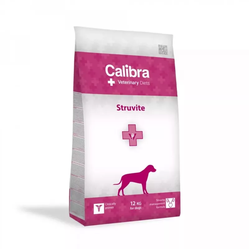 Sausas šunų maistas Calibra Veterinary Diets Struvite 12 kg – veterinarinis šlapimo takų mišinys, vištiena, be cukraus, be glitimo