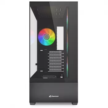 Korpusas PC Sharkoon AK6 RGB, ATX, juodas