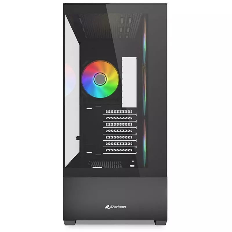 Korpusas PC Sharkoon AK6 RGB, ATX, juodas