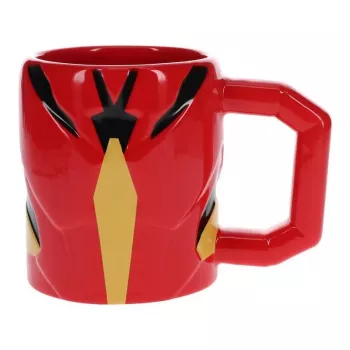 Puodelis Paladone Iron Man Shaped Red 0,5L Vienetas