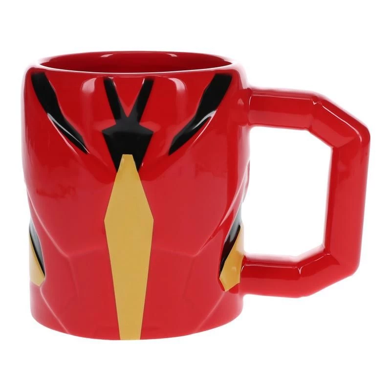Puodelis Paladone Iron Man Shaped Red 0,5L Vienetas