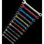 Veržliarakčių žiedinių rinkinys c.k tools T436M12ST – 12 dalių, dydžiai 6–19 mm