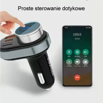 Laisvų rankų rinkinys Awei C-843 Bluetooth 5.0 su FM siųstuvu, USB ir USB-C jungtimis