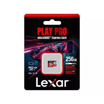 Lexar PLAY PRO microSDXC atminties kortelė 256GB UHS-I LMSXPS0256G-BNNNG