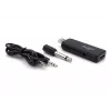Pridėtinis karaoke mikrofonas MEDIA-TECH MT395 Accent Pro – laidinis, juodas, įjungimo/išjungimo jungiklis, maks. atstumas 20 m, 2 vnt. pakuotė