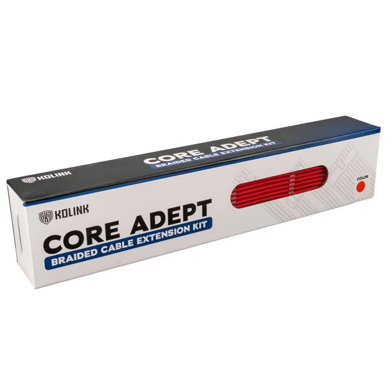 Cable Extension Kit Kolink Core Adept Red 0.35m 6 vnt.