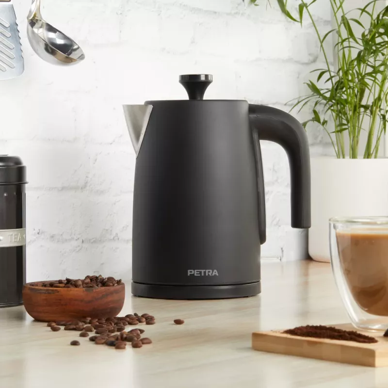 Elektrinis virdulys Petra 1.7L 3KW matinė juoda