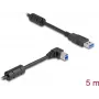 DeLOCK USB kabelis A tipo kištukas į B tipo kištuką 90° stačiu kampu 5 m