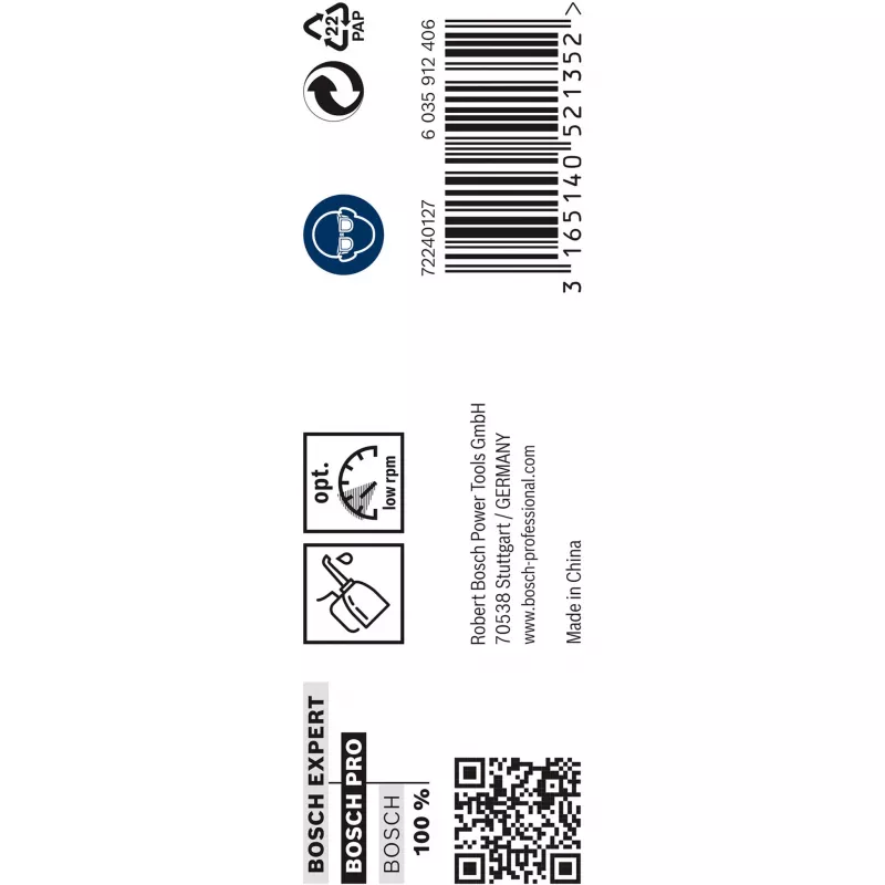 Gręžtųjų antgalių rinkinys Bosch HSS Cobalt 2608585900, 5 vnt.