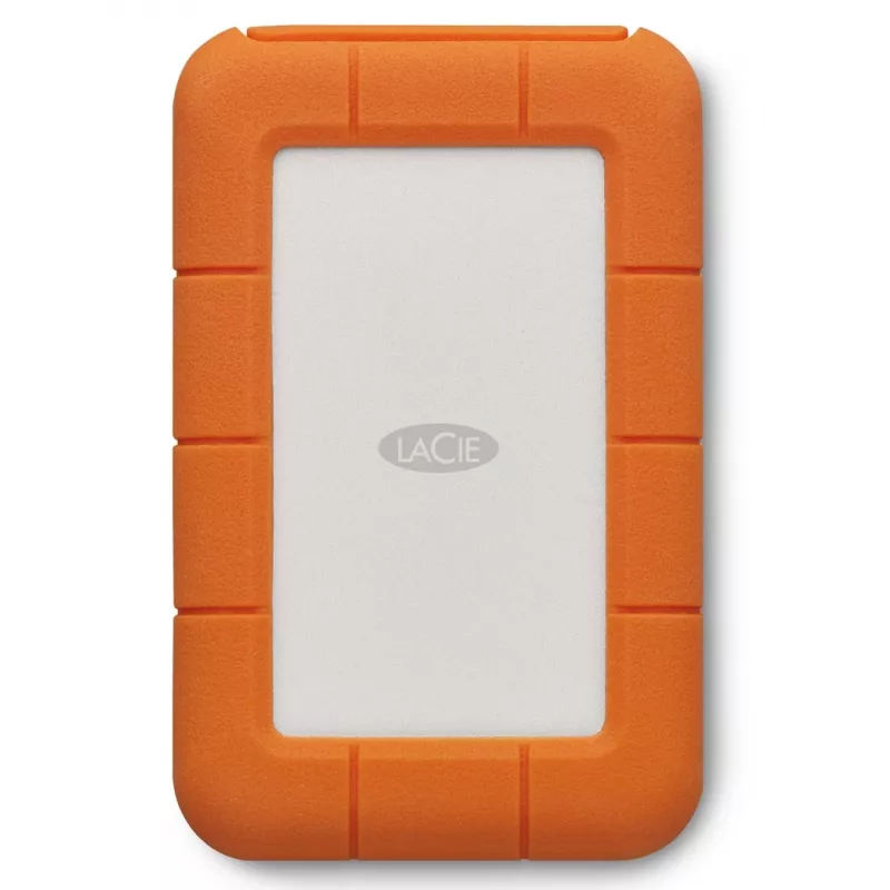 LaCie Rugged USB-C išorinis kietasis diskas 5 TB USB Type-C 3.2 Gen 1 (3.1 Gen 1) pilkai geltonas