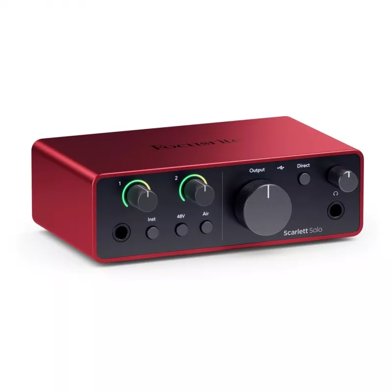 Focusrite Scarlett Solo 4-osios kartos 2 kanalų garso sąsaja