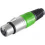 XLR jungtis ShiverPeaks BS55022-G žalia — 3 kontaktų kištukinis garso jungtis