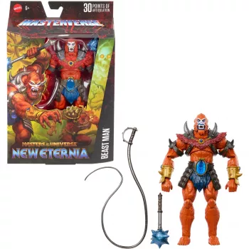 Veiksmo figūrėlė MATTEL Masterverse Core Beast Man JBP80 – kolekcinė judama figūrėlė