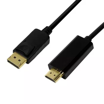 LogiLink CV0127 vaizdo kabelio adapteris 2 m DisplayPort → HDMI A tipas