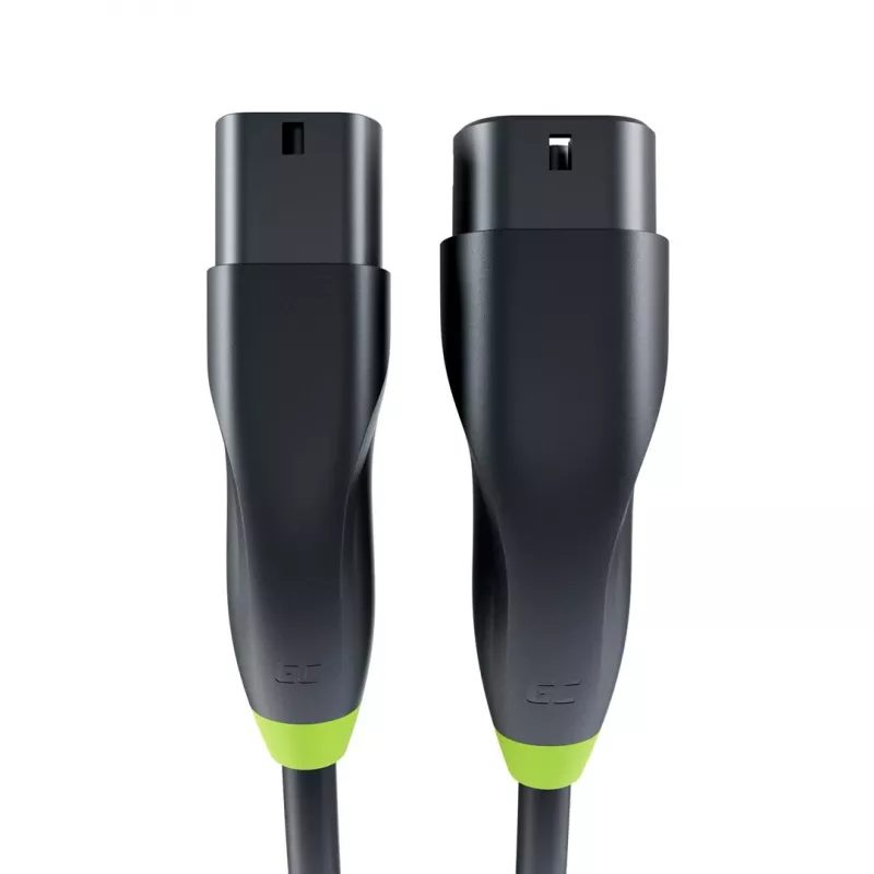 Įkrovimo kabelis Green Cell EVKABGC03 — Type 2, 5 m, 11 kW, elektrinėms transporto priemonėms