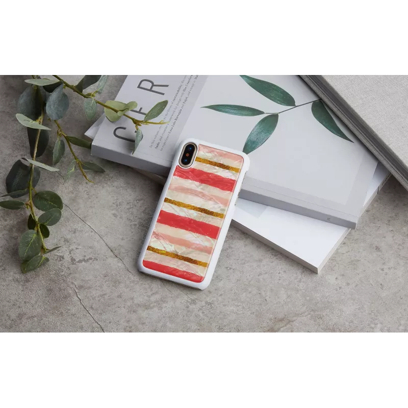 Telefono dėklas iKins iPhone XS/XS Short — Cake White apsauginis dangtelis