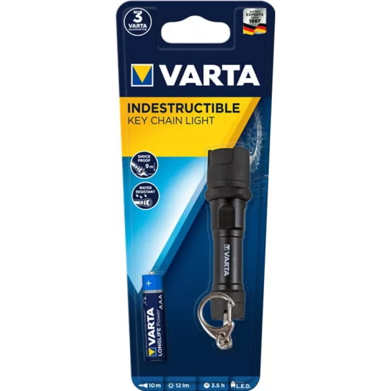 Rakto pakabuko žibintuvėlis Varta 16701 101 421 Black LED atsparus smūgiams IPX4
