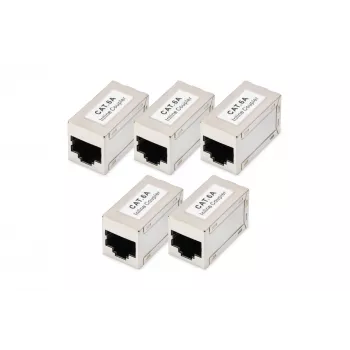 Digitus CAT 6A moduliniai jungtuvai ekranuoti 5 vnt. RJ-45 auksuoti kontaktai