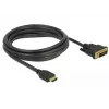 Vaizdo kabelio adapteris DeLOCK 85655 3m HDMI A tipas DVI juodas