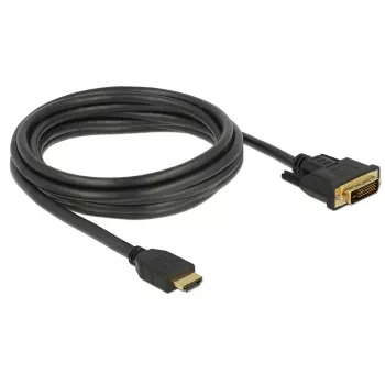 Vaizdo kabelio adapteris DeLOCK 85655 3m HDMI A tipas DVI juodas