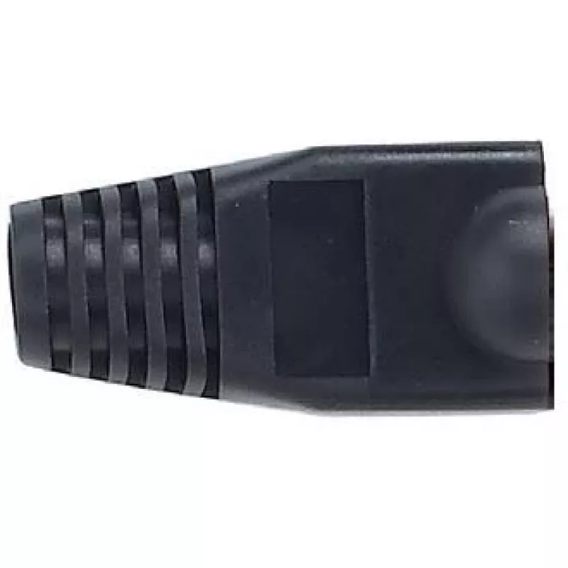 Equip kabelio apsauginis gaubtas, juodas, RJ-45, 28 mm, 105 g, 100 vnt.
