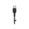 Belkin BOOST CHARGE Flex USB-A į Lightning laidas CAA008BT1MBK, 1 m, juodas