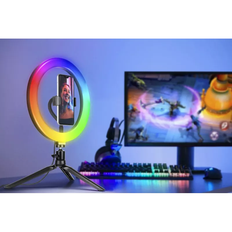 TRACER Ring Lamp RGB 26cm su trikoju